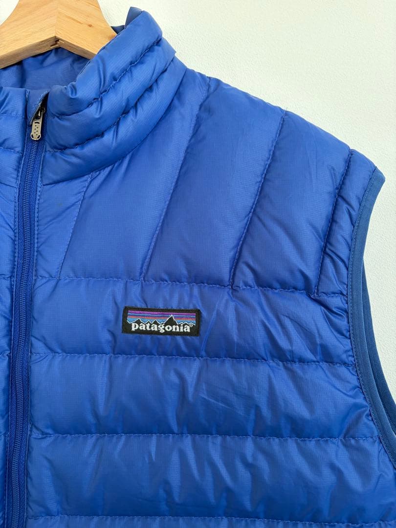 Patagonia メンズ ダウンベスト M 青