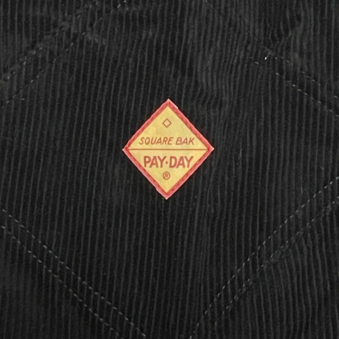 極美品⭐︎PAYDAY ペイデイ オーバーオール サロペット コーデュロイ　黒