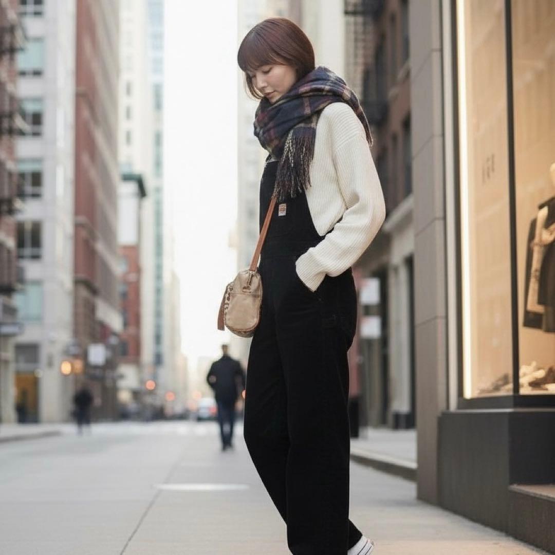 極美品⭐︎PAYDAY ペイデイ オーバーオール サロペット コーデュロイ　黒