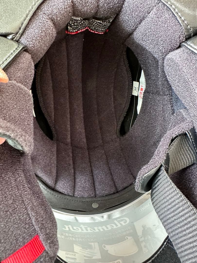 SHOEI Glamster フルフェイスヘルメット Mサイズ バサルトグレー