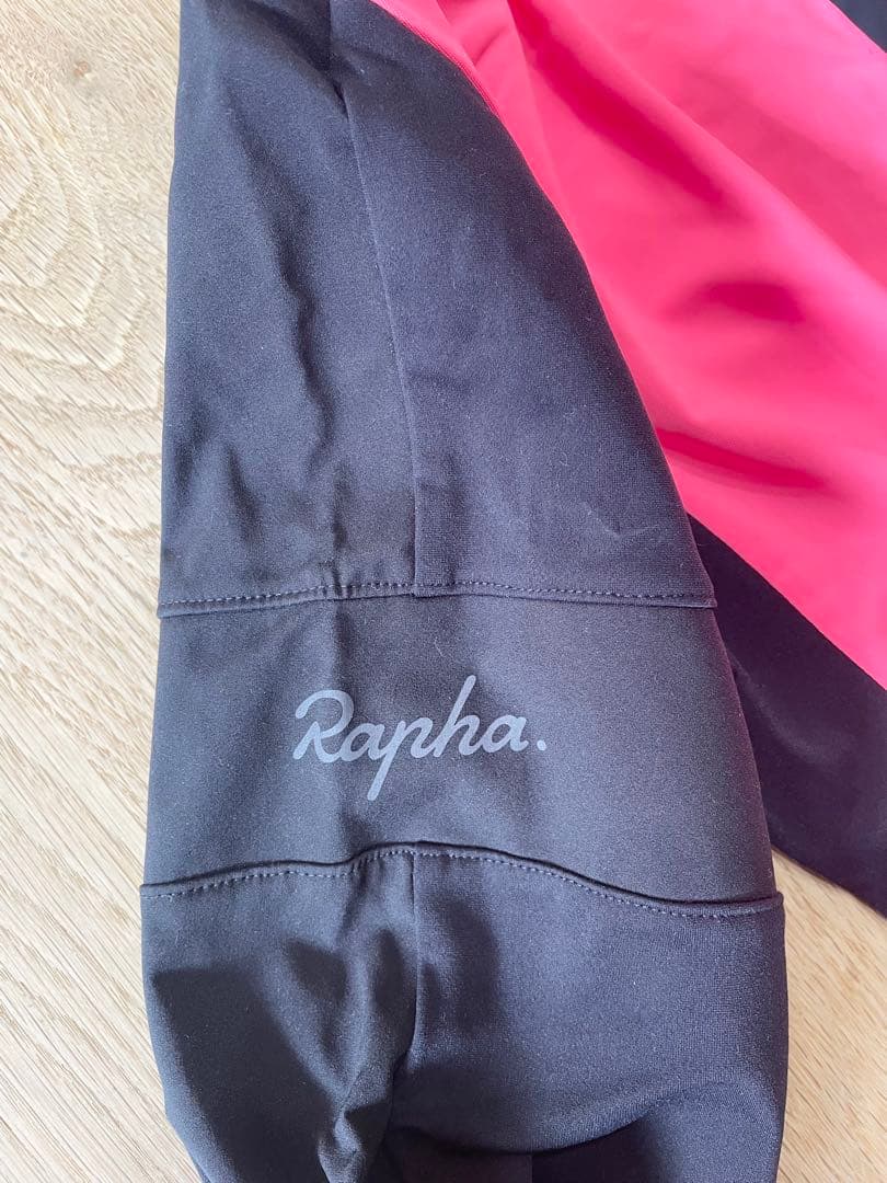 Rapha ラファ／サイクルジャケット ／ブラック×ピンク／美品／ポケット多数