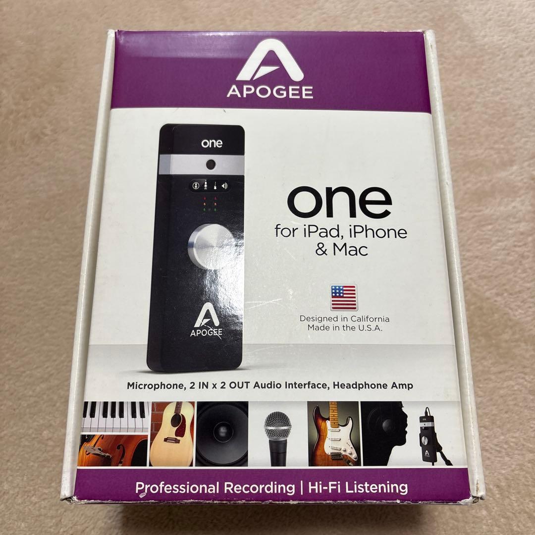 DTM・DAW Apogee One 2in2out