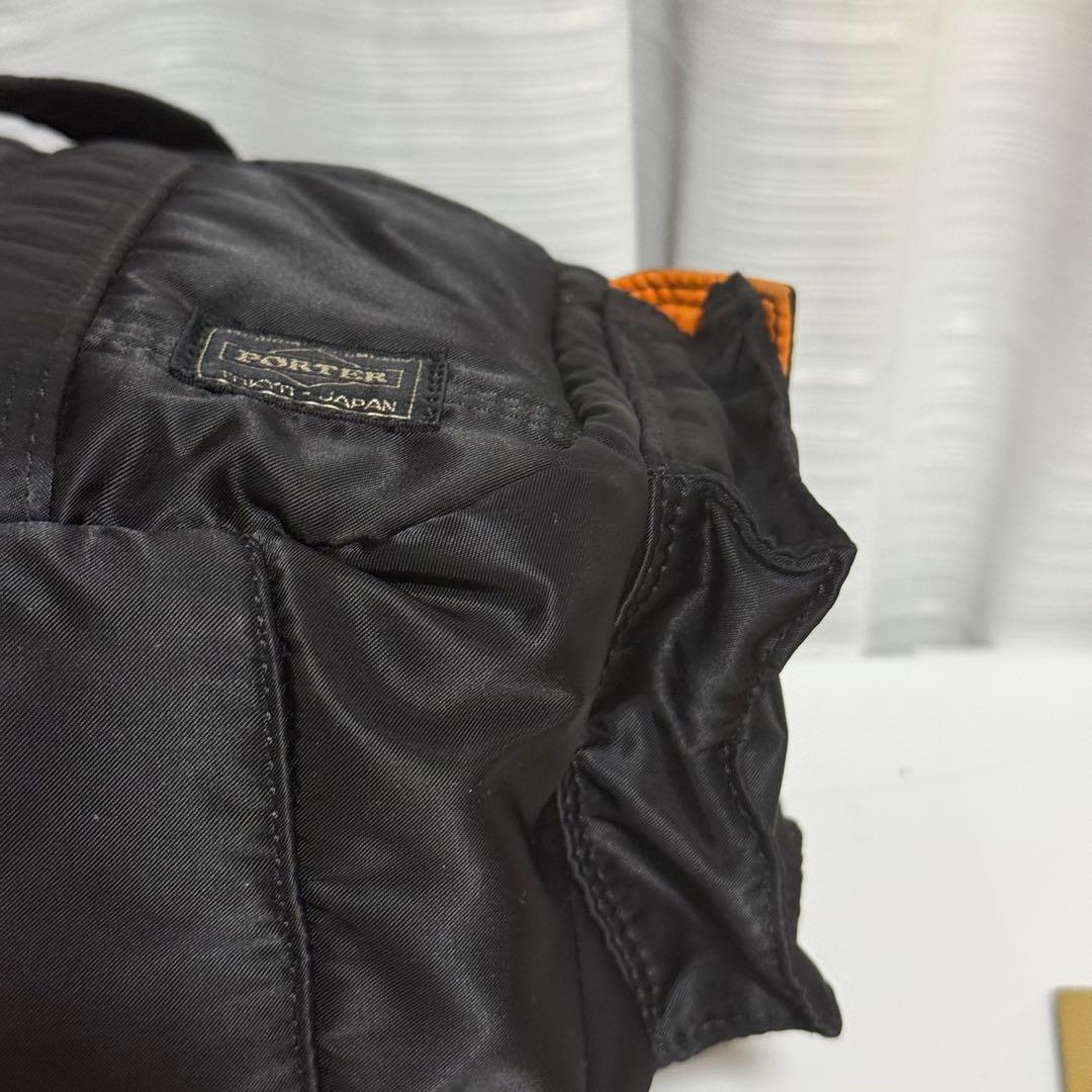 ⭐️未使用級⭐️　PORTER TANKER ダッフルバッグ　ブラック　ナイロン
