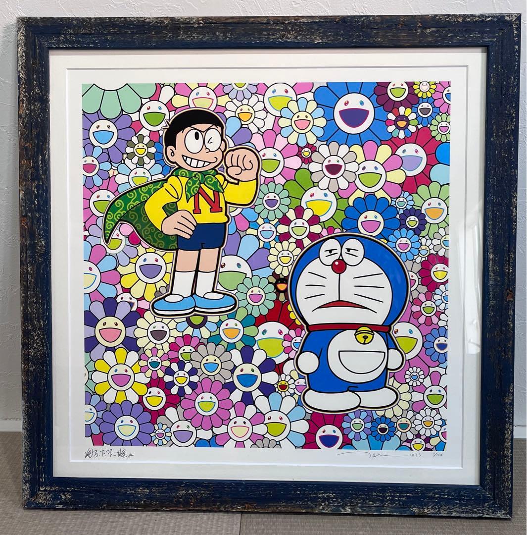 100部限定　村上隆　ドラえもん　版画　サイン入り　コラボ作品