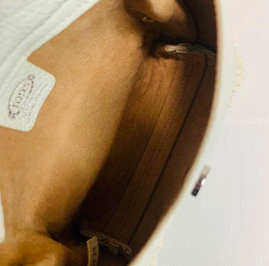 【特価品】TOD'S トッズ マイクロバッグ ウェーブバッグ ホワイト 白