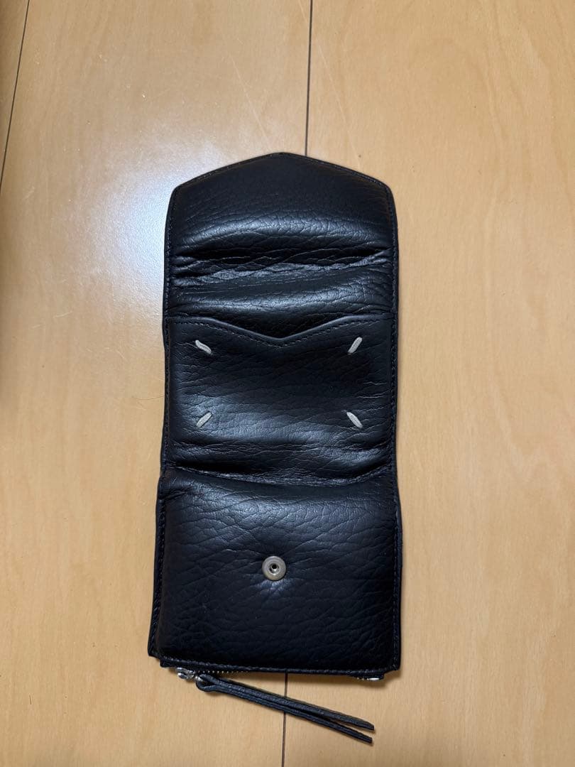 Maison Margiela マルジェラ　三つ折り財布 ブラック