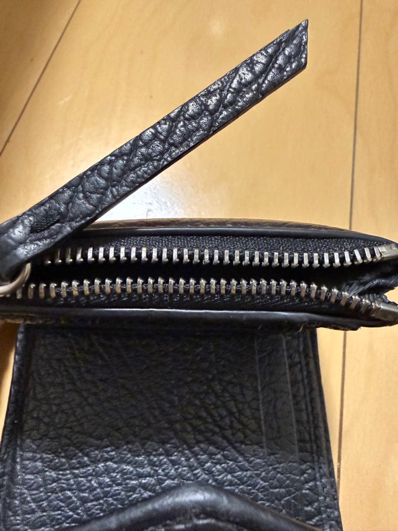 Maison Margiela マルジェラ　三つ折り財布 ブラック
