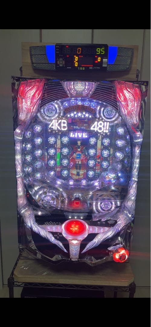 家庭用電源　パチンコ 実機 AKB48 初代 循環仕様　データカウンター付