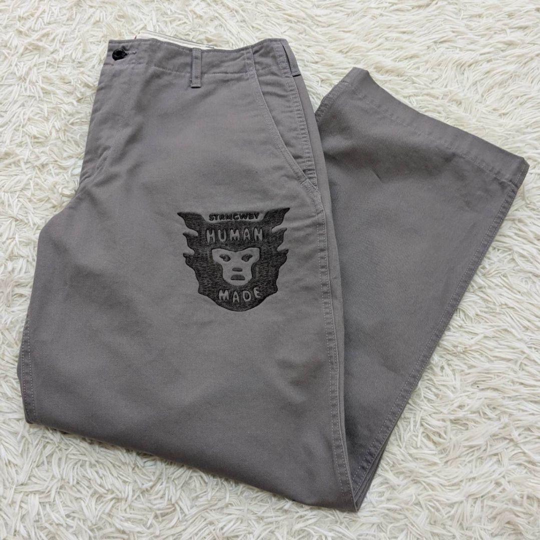 HUMAN MADE ヒューマンメイド ミリタリー チノパン ワークパンツ 刺繍