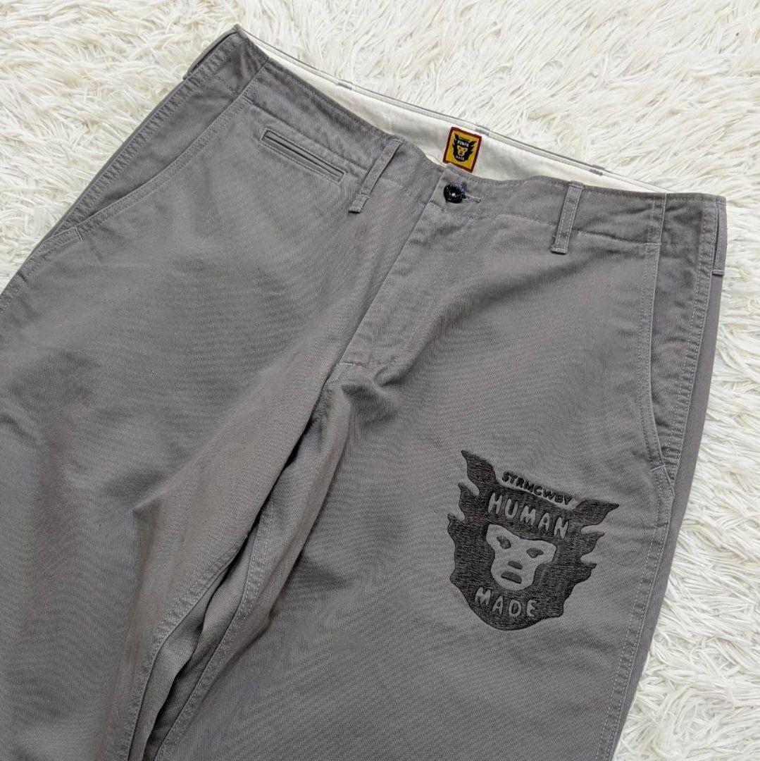 HUMAN MADE ヒューマンメイド ミリタリー チノパン ワークパンツ 刺繍