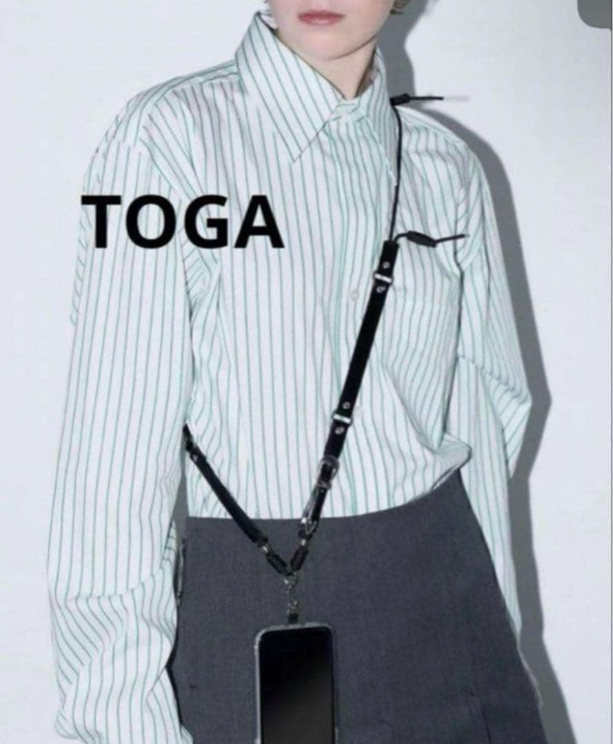 Toga トーガ スマホショルダーストラップ ブラック