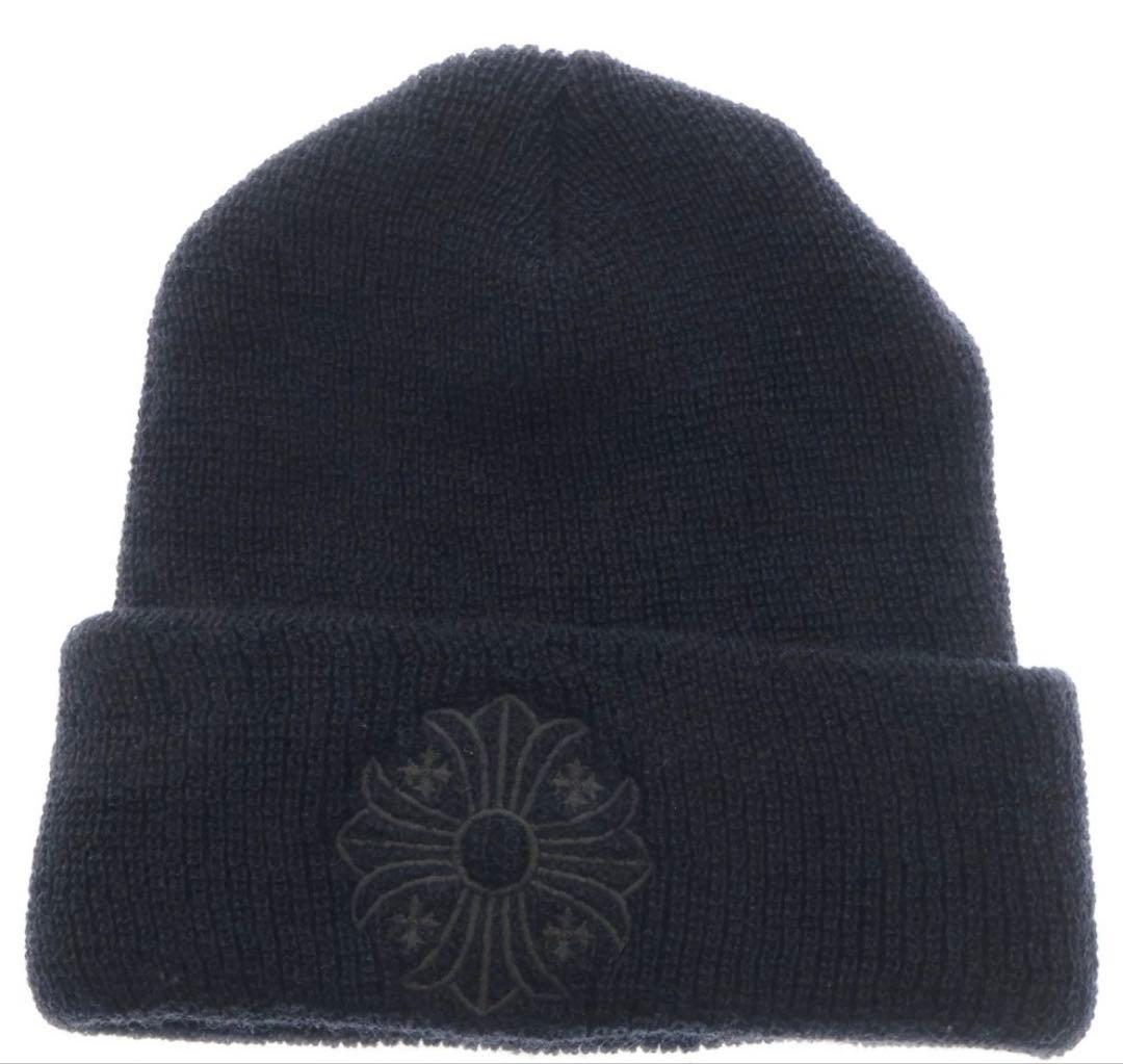 SI　CHROME HEARTS CHプラス刺繍ビーニー ニット帽