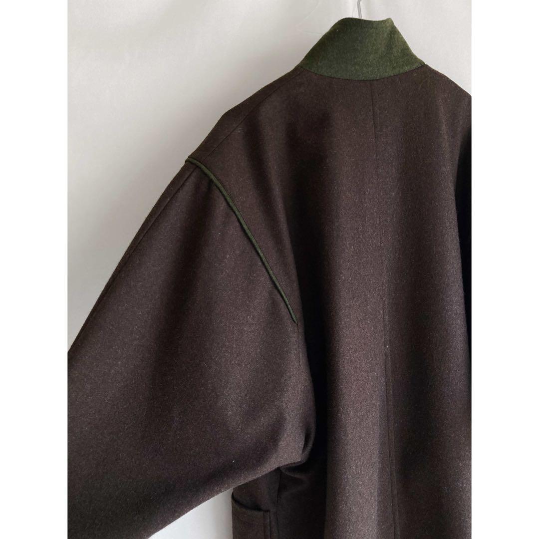 Used チロル伝統アイテム♡ ブラウン×グリーン ビッグ ローデンコート