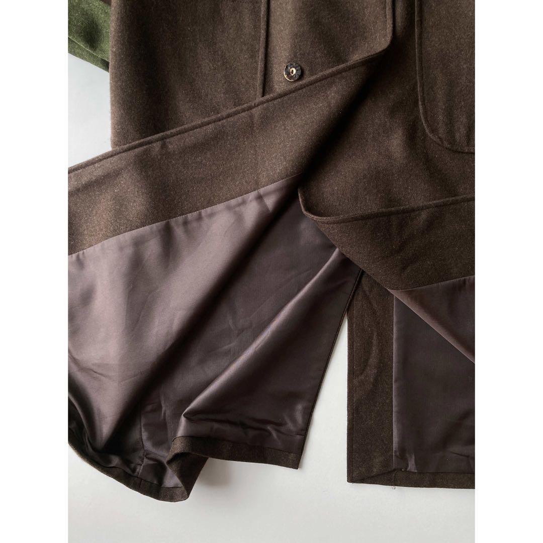 Used チロル伝統アイテム♡ ブラウン×グリーン ビッグ ローデンコート