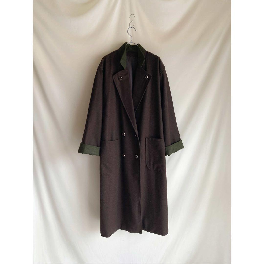 Used チロル伝統アイテム♡ ブラウン×グリーン ビッグ ローデンコート