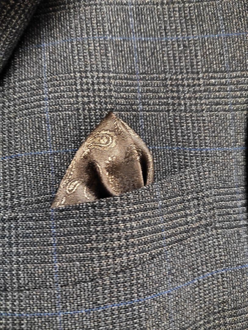 けんてぃぬす様　スーツ　セットアップ　ブラウングレー　チェック