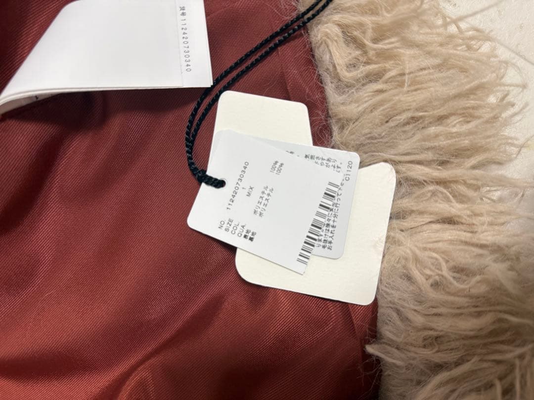 NOUNLESS ナウンレス PERMANENT FAKE FUR COAT