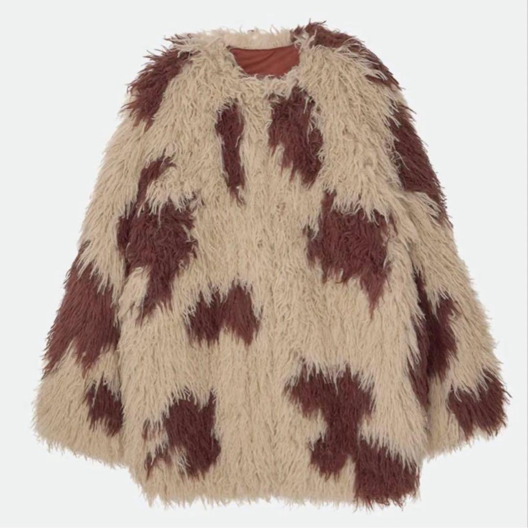 NOUNLESS ナウンレス PERMANENT FAKE FUR COAT