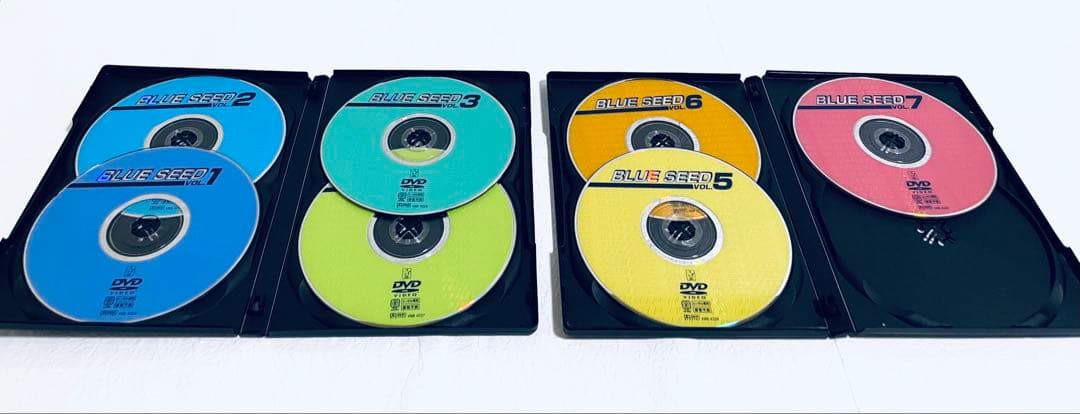BLUE SEED ブルーシード　【全7巻】　レンタル版DVD 全巻セット