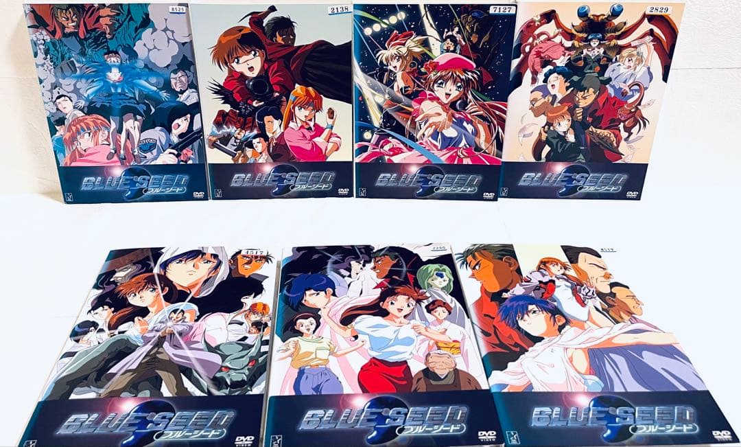 BLUE SEED ブルーシード　【全7巻】　レンタル版DVD 全巻セット