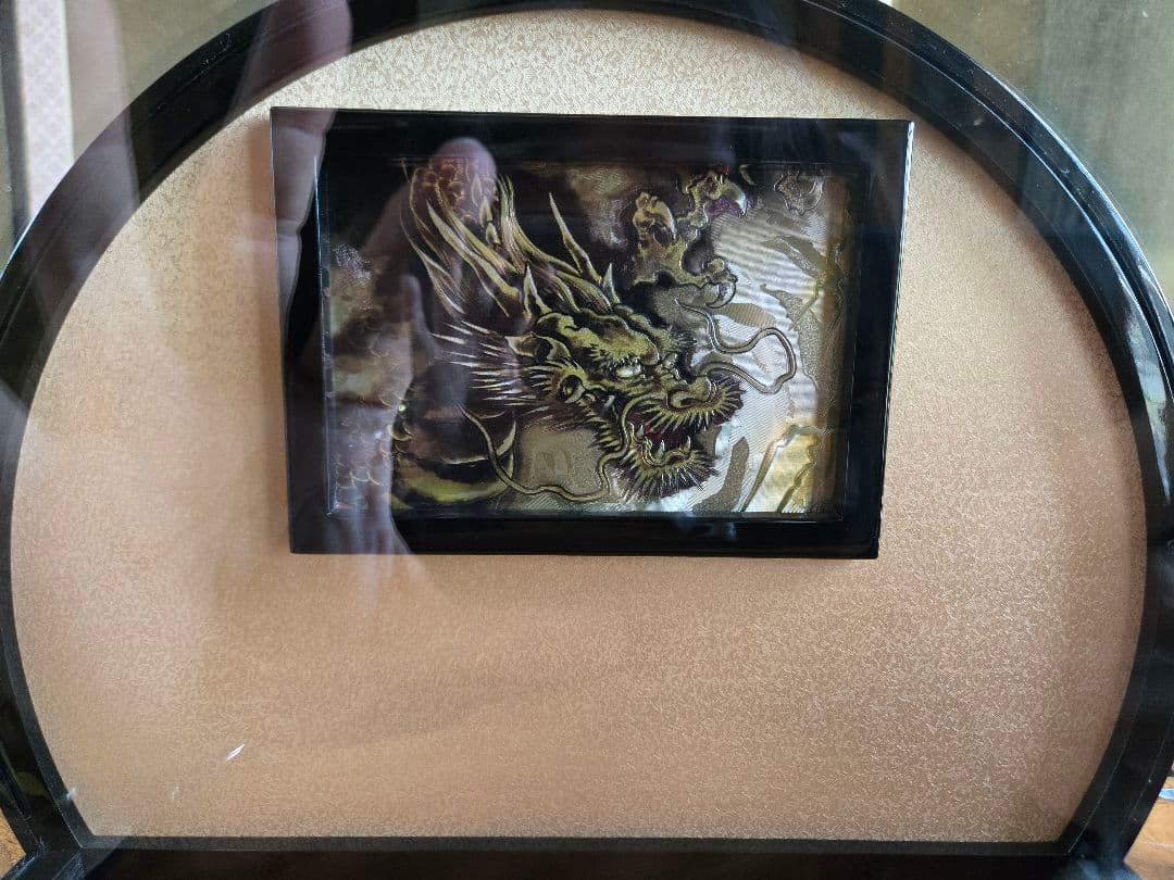 juju ☆彡【展示品限り】五月人形　兜　上杉謙信　ケース飾り　K39