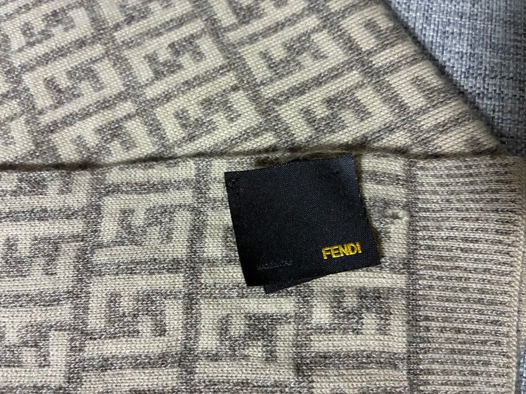 FENDI／フェンディ／マフラー／ベージュ