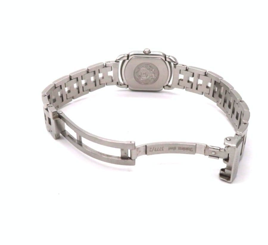 【ラリー】HERMES ’エルメス 時計’ RA1.210 ホワイト ☆極美品☆