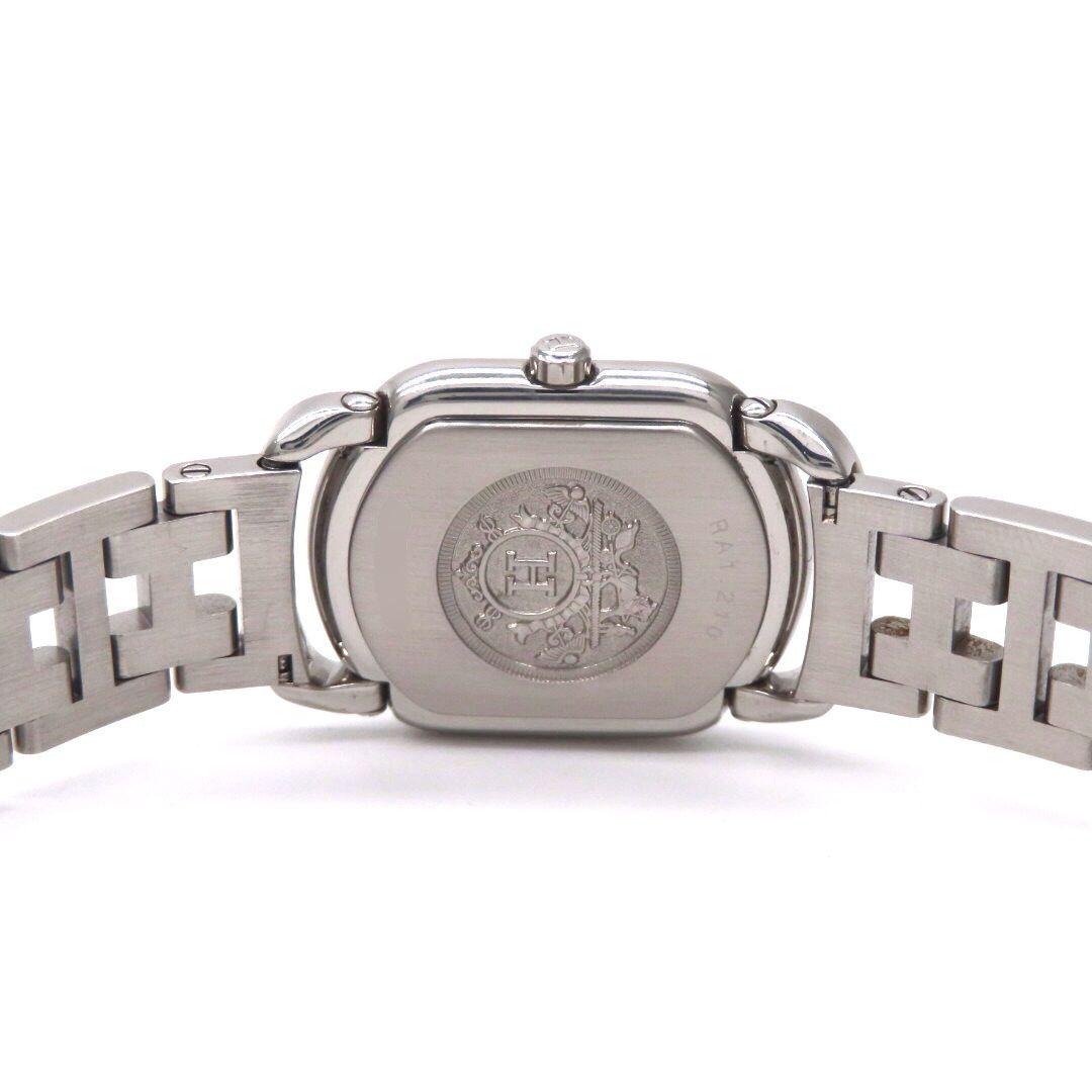 【ラリー】HERMES ’エルメス 時計’ RA1.210 ホワイト ☆極美品☆