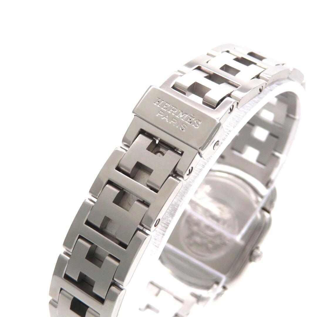 【ラリー】HERMES ’エルメス 時計’ RA1.210 ホワイト ☆極美品☆