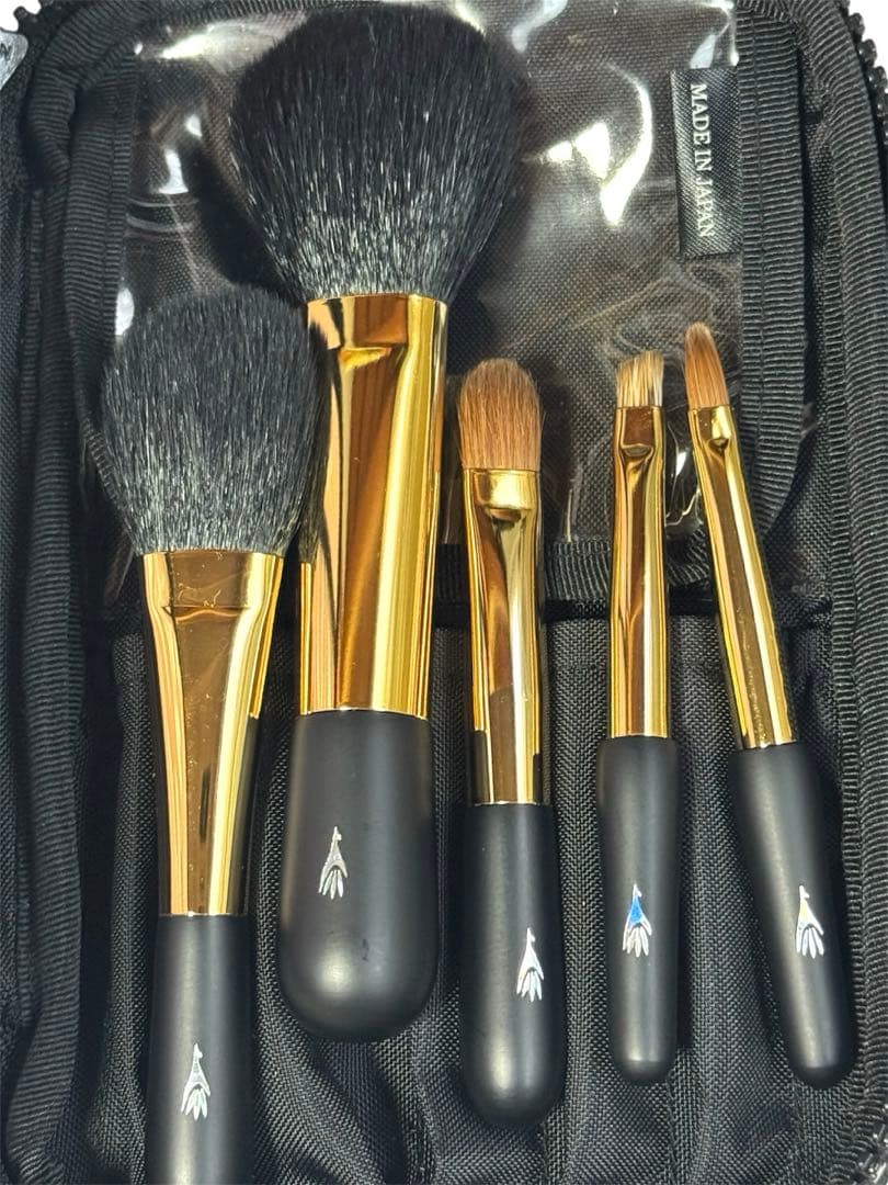 新品未使用　熊野筆　白鳳堂　化粧筆&ポーチ　セット