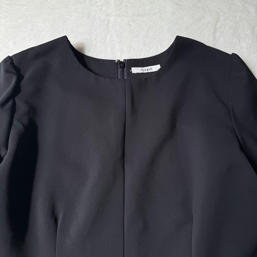 サロペット・オーバーオール・オールインワン 24AW AMERI LADY LIKE PUFF SHORT ROMPERS