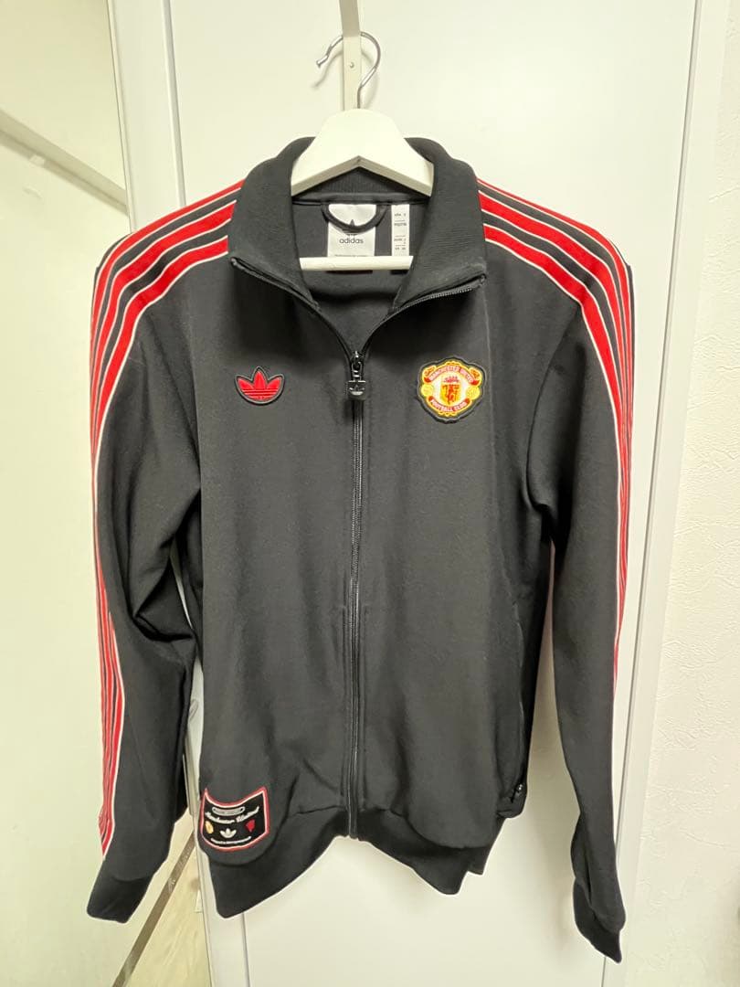 adidas マンUトラックジャケット S