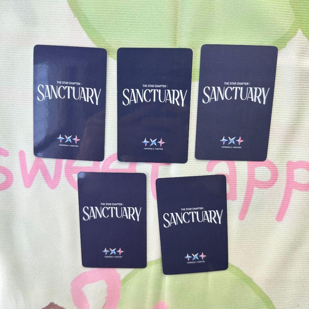 TXT kpop nara SANCTUARY アメリカ トレカ 5枚