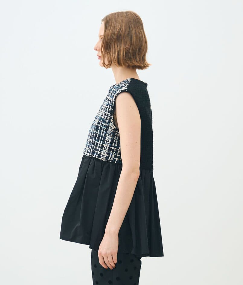 25AW スチュワートファンシー フロンタブルジレ