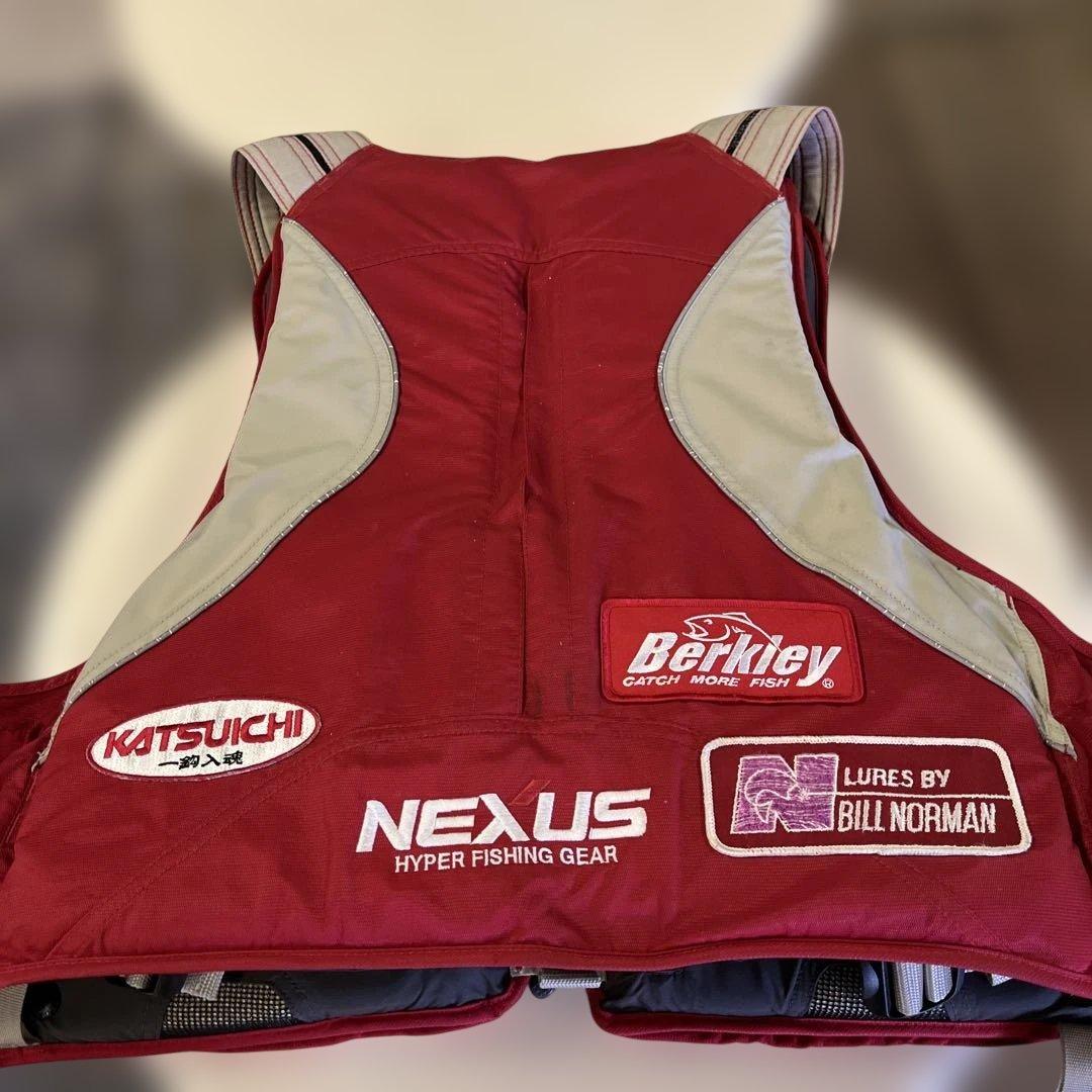 シマノ　ライフジャケット　Ｌサイズ　ファイアブラッド　グレ釣り　磯釣り　ウェア