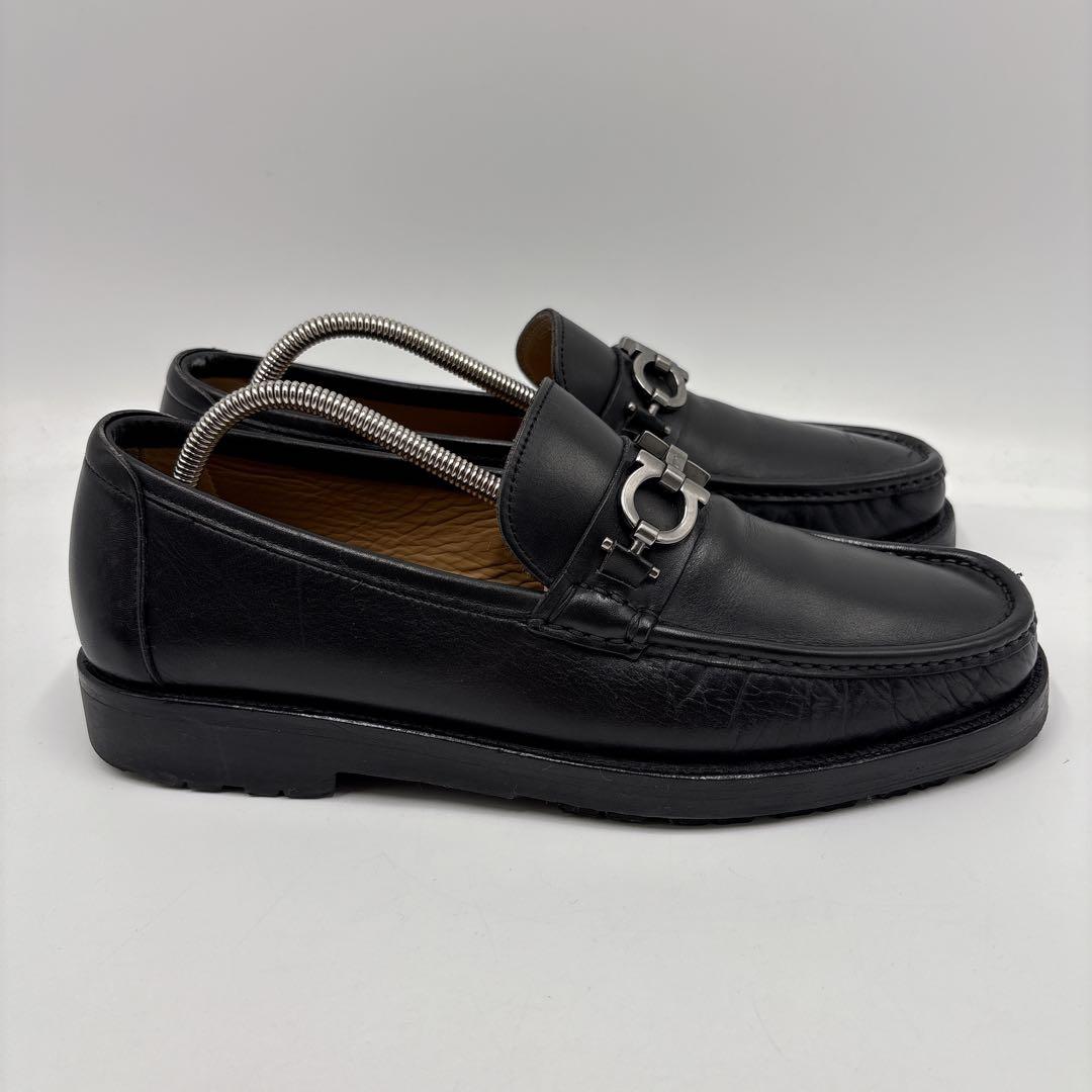 ✨美品✨サルヴァトーレ フェラガモ ガンチーニ ビットローファー ブラック　革靴