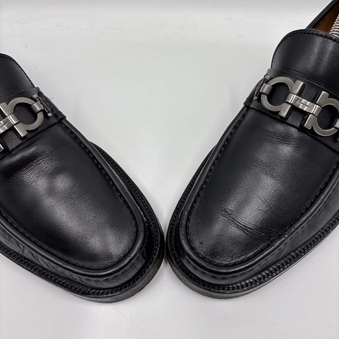 ✨美品✨サルヴァトーレ フェラガモ ガンチーニ ビットローファー ブラック　革靴