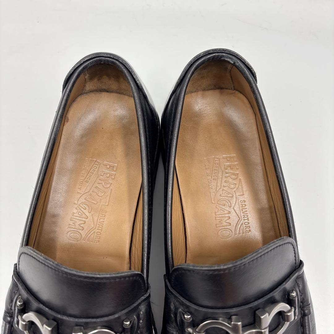 ✨美品✨サルヴァトーレ フェラガモ ガンチーニ ビットローファー ブラック　革靴