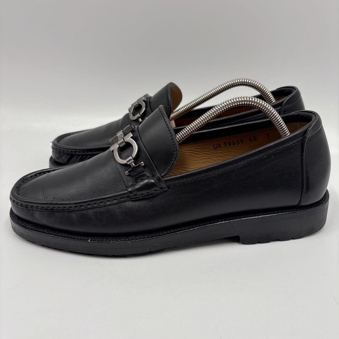 ✨美品✨サルヴァトーレ フェラガモ ガンチーニ ビットローファー ブラック　革靴