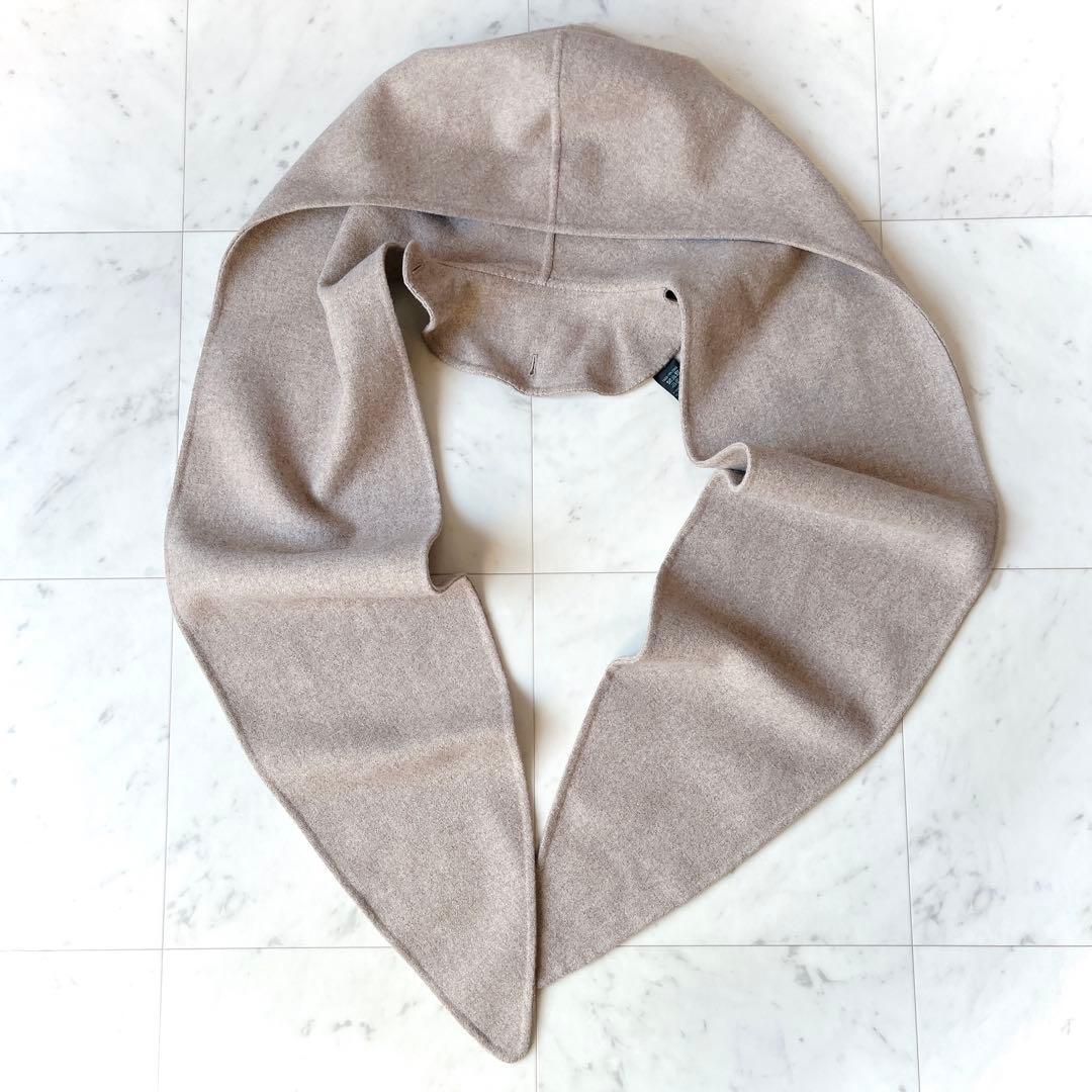 美品 ユナイテッドアローズ ベスト ジレ フード付き ノーカラー ベージュ F