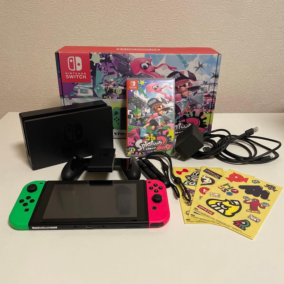 Nintendo Switch スプラトゥーン2セット(HDMIケーブル欠品)