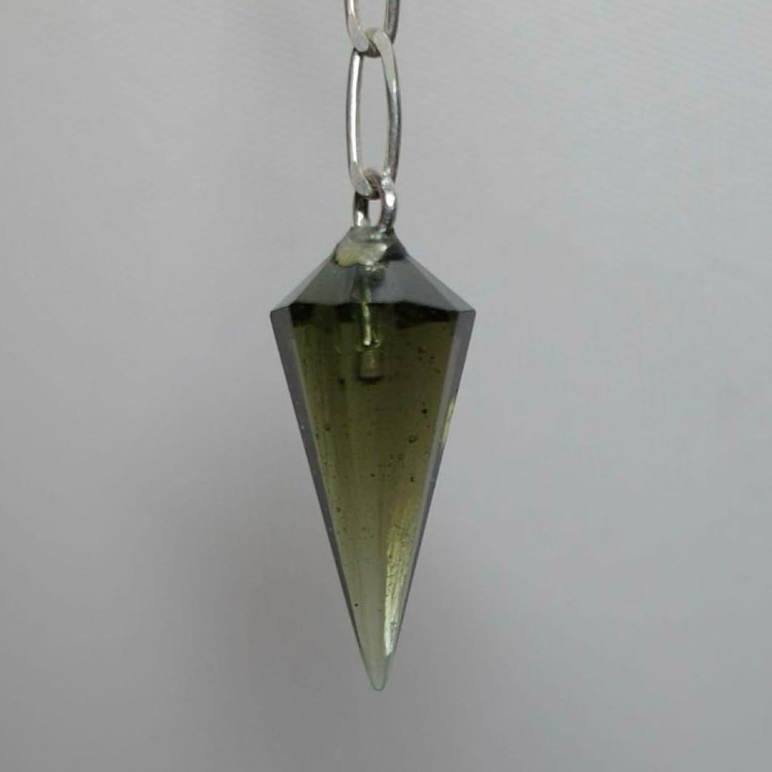 モルダバイト ペンデュラム 鑑別書付き