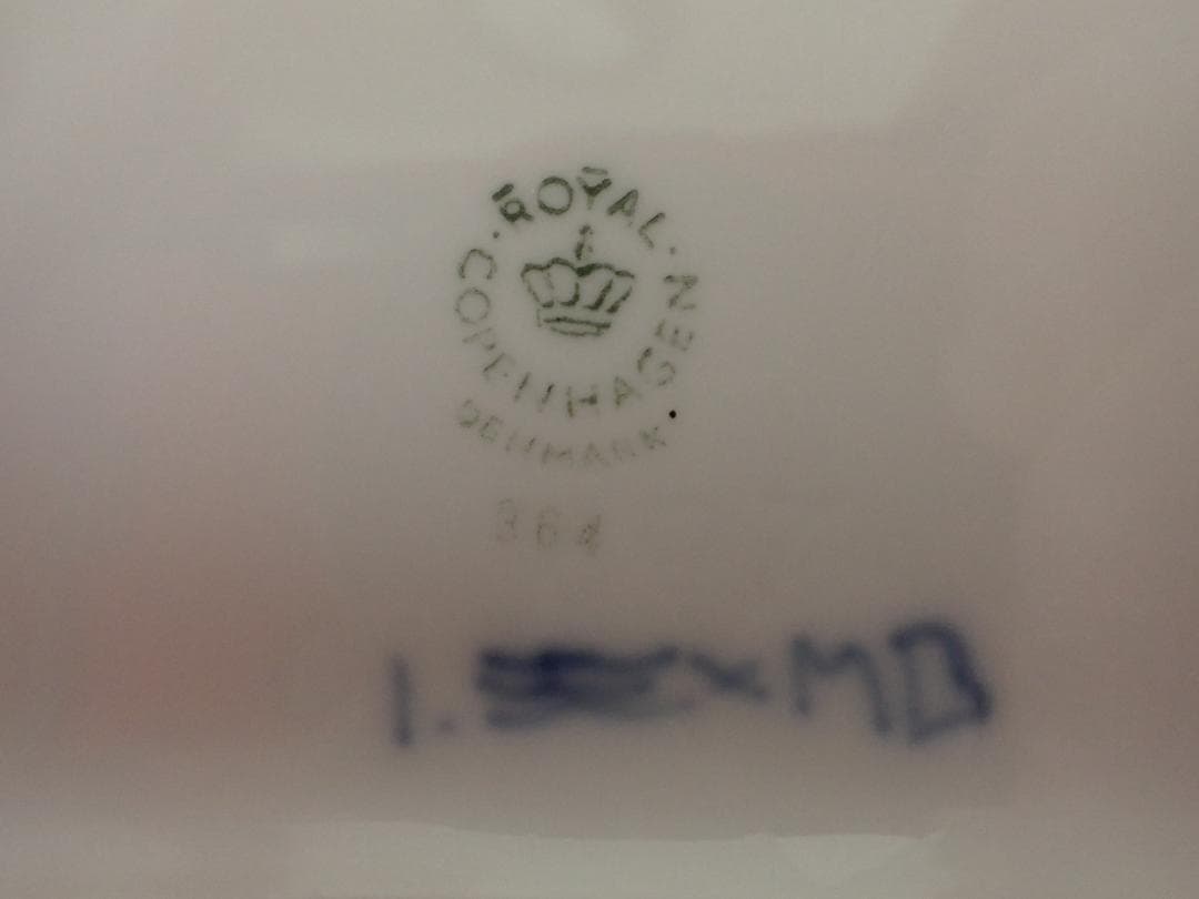 未使用・ロイヤルコペンハーゲン ブルーフルーテッド ハーフレーストレイ