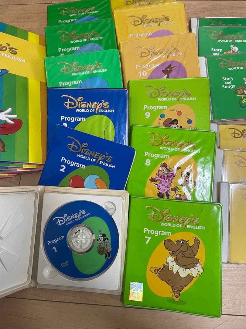 ディズニーワールドオブイングリッシュ ディズニー英語システム DVD、CD