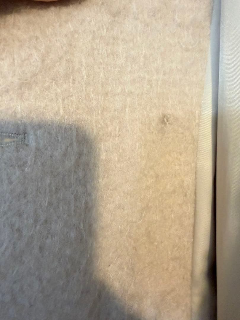 ジャケット・アウター DEFORMATION COLLAR SHAGGY COAT