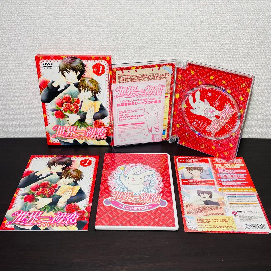 世界一初恋 DVD 特装版全巻 グッズ＆ドラマ•ラジオCD付き 全巻セット