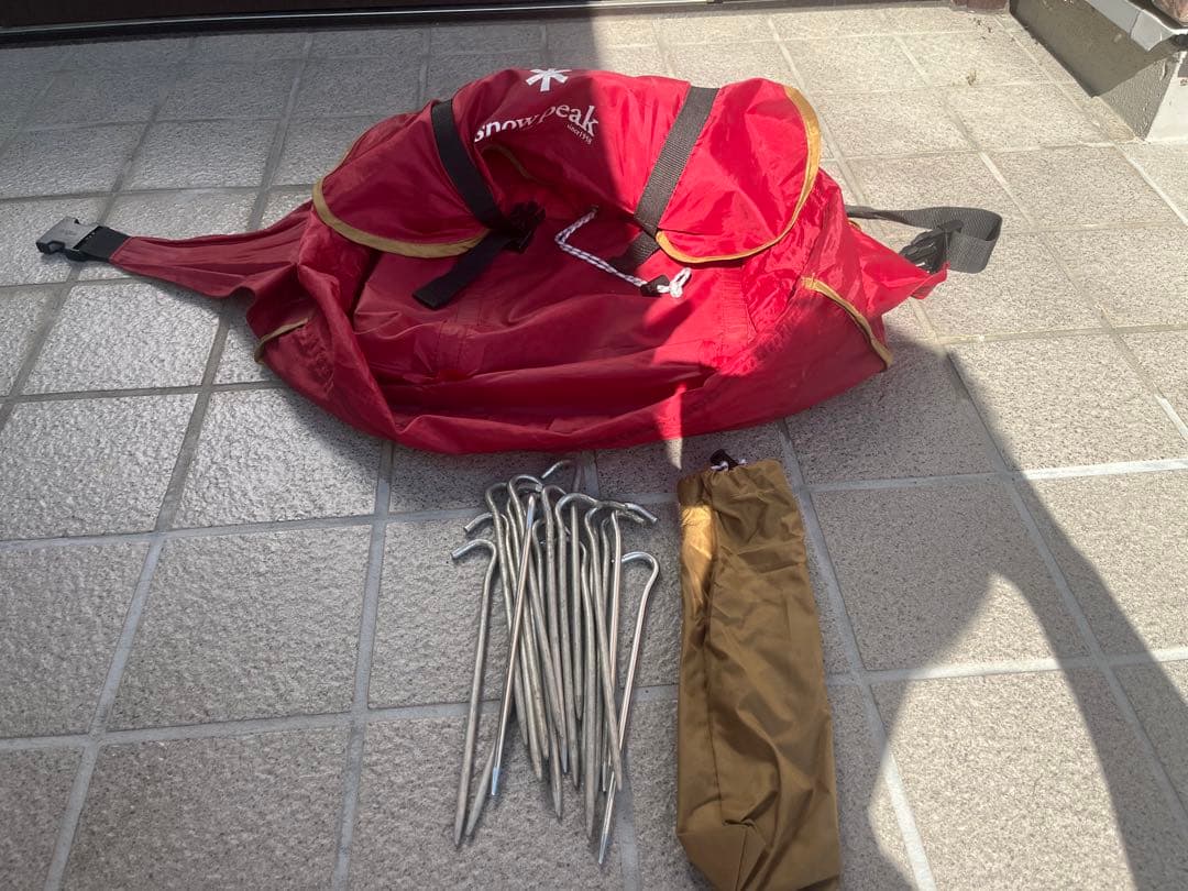 中古美品！ peakアメニティドームs グランドシートセット