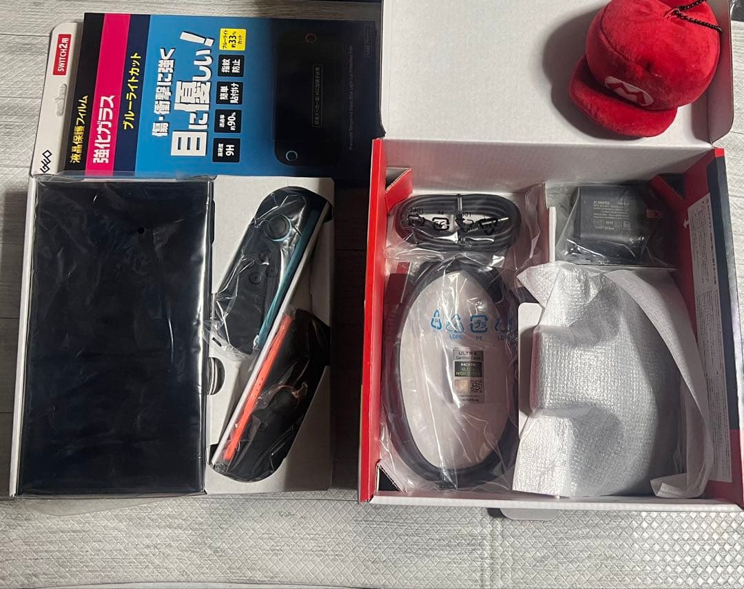 中古ニンテンドーSwitch2+パケ版マリオカートワールド+Switchプロコン