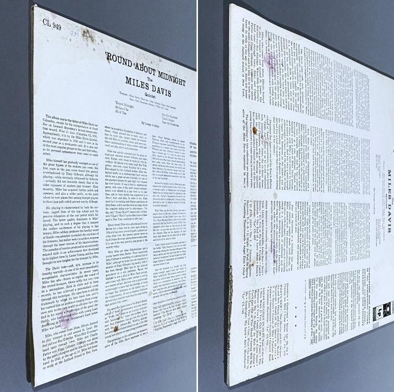 ★人気の名盤【USオリジナル／MONO／深溝／マト1C1A】マイルス・デイヴィス