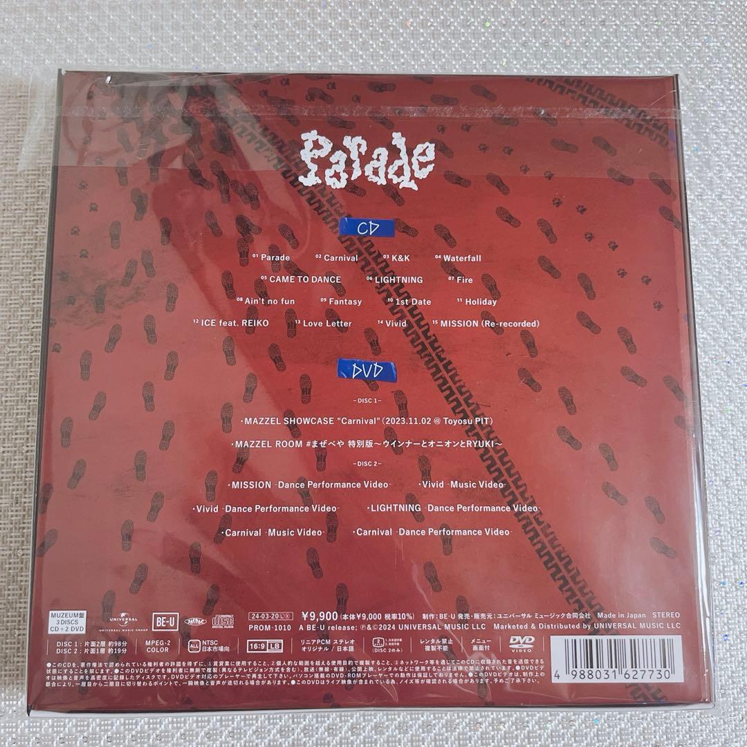 MAZZEL Parade MUSEUM盤 DVD